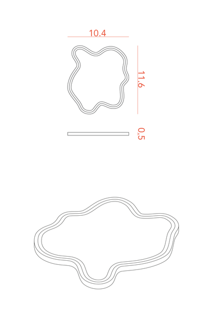 2-teiliges Untersetzer-Set