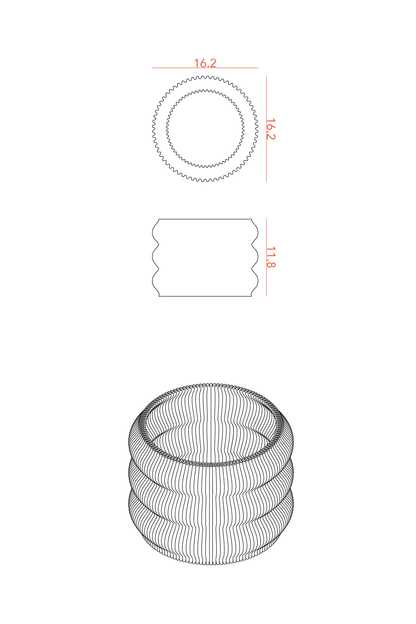Vaso per piante TORO, Ø 12.5 cm